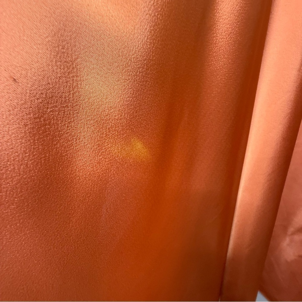 Saunders X RTR - Chiffon Overlay Dress - Orange - $345 size 2 - Picture 10 of 13